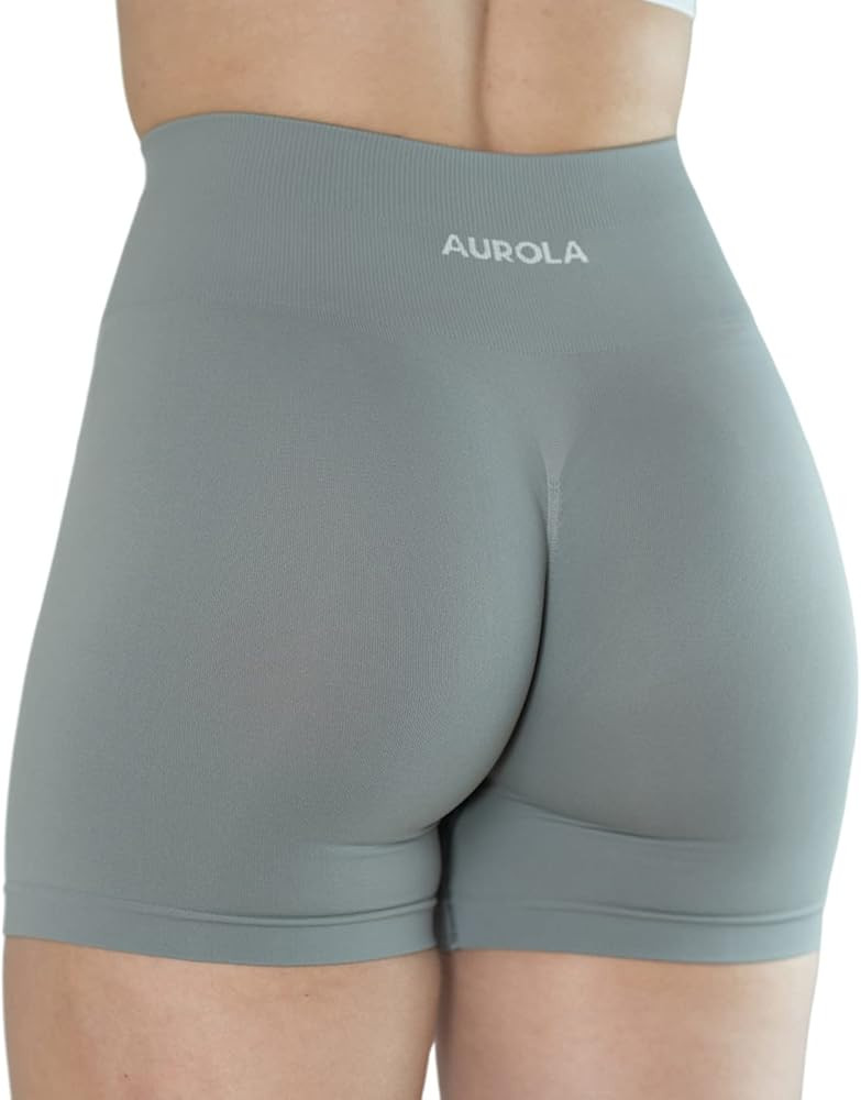 AUROLA Dream Collection Workout Shorts for Women High Waist Seamless Scrunch Athletic Running Gym... | Amazon (US)