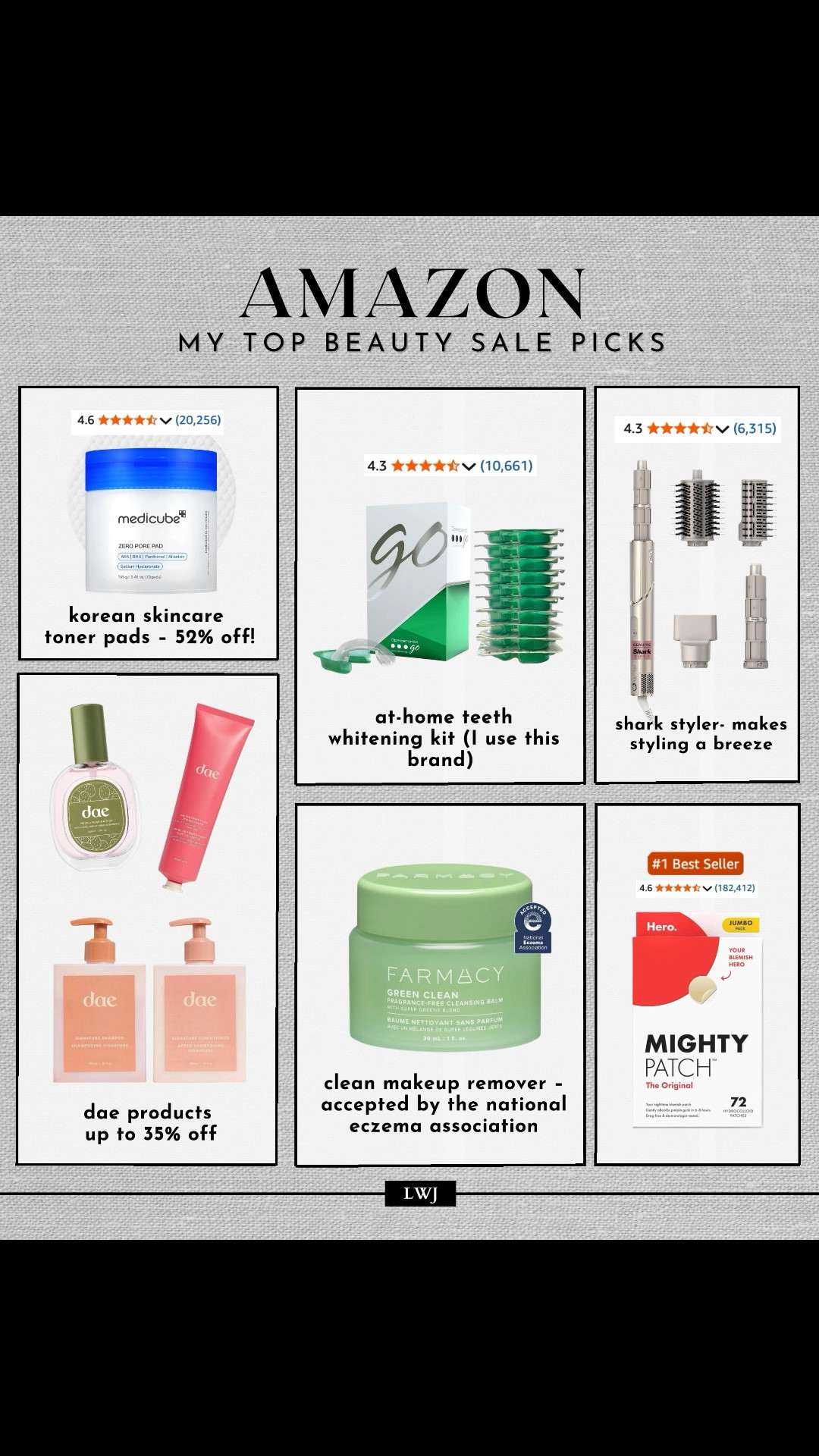 Amazon — my top beauty sale picks

Korean skincare / clean beauty / dae / medicube / shark 

#LTKSaleAlert #LTKBeauty