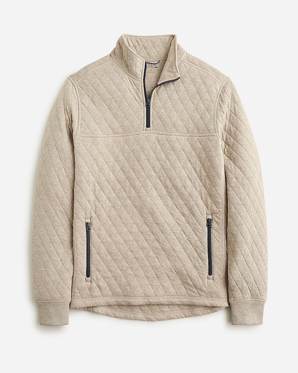 Quilted half-zip pullover | J.Crew US