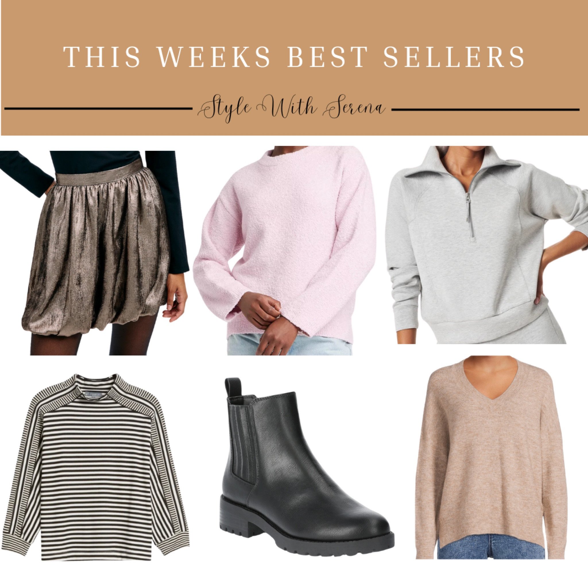 Best sellers, best selling, sweater, booties, blouse, skirt, winter fashion 

#LTKSeasonal #LTKStyleTip #LTKOver40