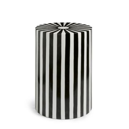 Malia Pinstripe Garden Stool
Fully assembled & ready to use. Graphic pinstripes are painted by hand, affording each Malia Garden Stool a one-of-a-kind look, inspired by ceramic stools handcrafted throughout Europe. Use it as a side table, an ottoman, or an extra seat; so pretty and versatile too, plus lightweight enough to move around.

#LTKHome #LTKOver40