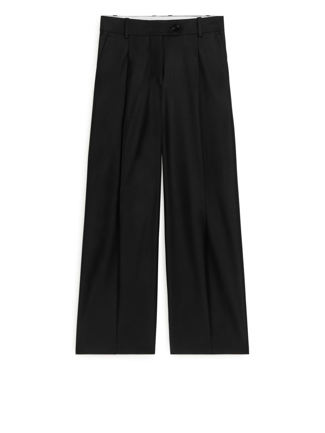 Wool Blend Twill Trousers | ARKET (US&UK)