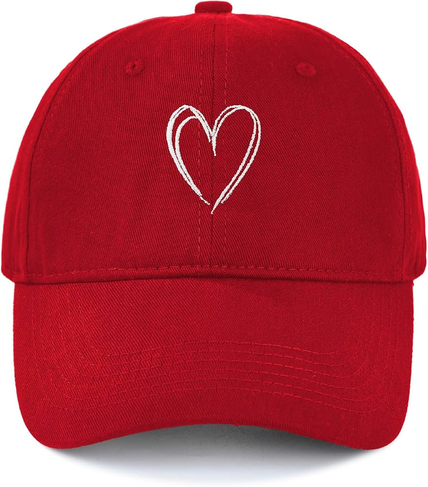American Trends Womens Baseball Caps Cute Heart Dad Hat, Adjustable Cotton Unisex Cap for Workout... | Amazon (US)