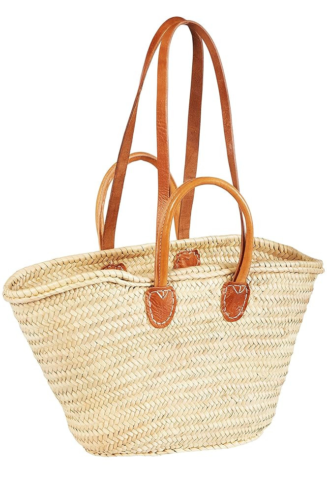 ORIGINAL Ibiza Tasche Korbtasche Strandtasche Cesta 50cm groß | Marokkanische Palmblatt Einkaufs... | Amazon (DE)