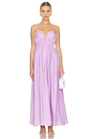 Line & Dot Lylac Maxi Dress in Lilac from Revolve.com | Revolve Clothing (Global)