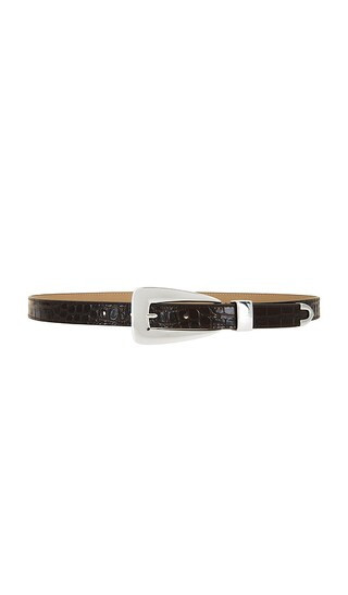 B-Low the Belt Briar Croco Belt in Chocolate. - size S | Revolve Clothing (Global)