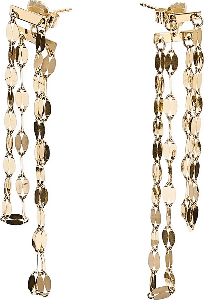 Mega Blake 14K Gold Fringe Earrings | Nordstrom