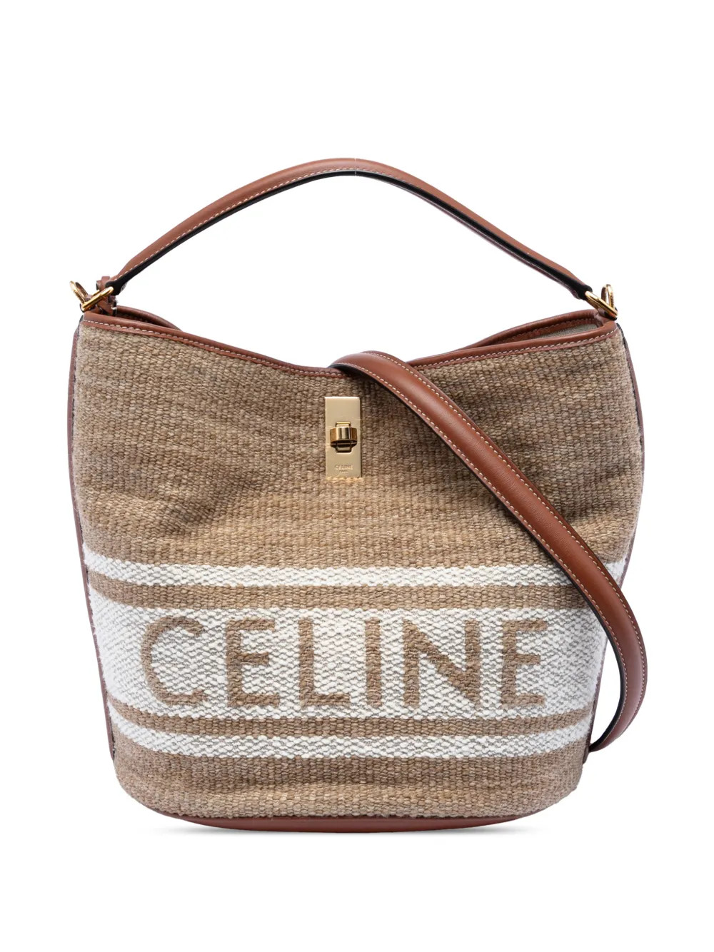 Celine Pre-Owned 2021 Jute 16 Bucket Bag | Neutrals | FARFETCH GR | Farfetch Global