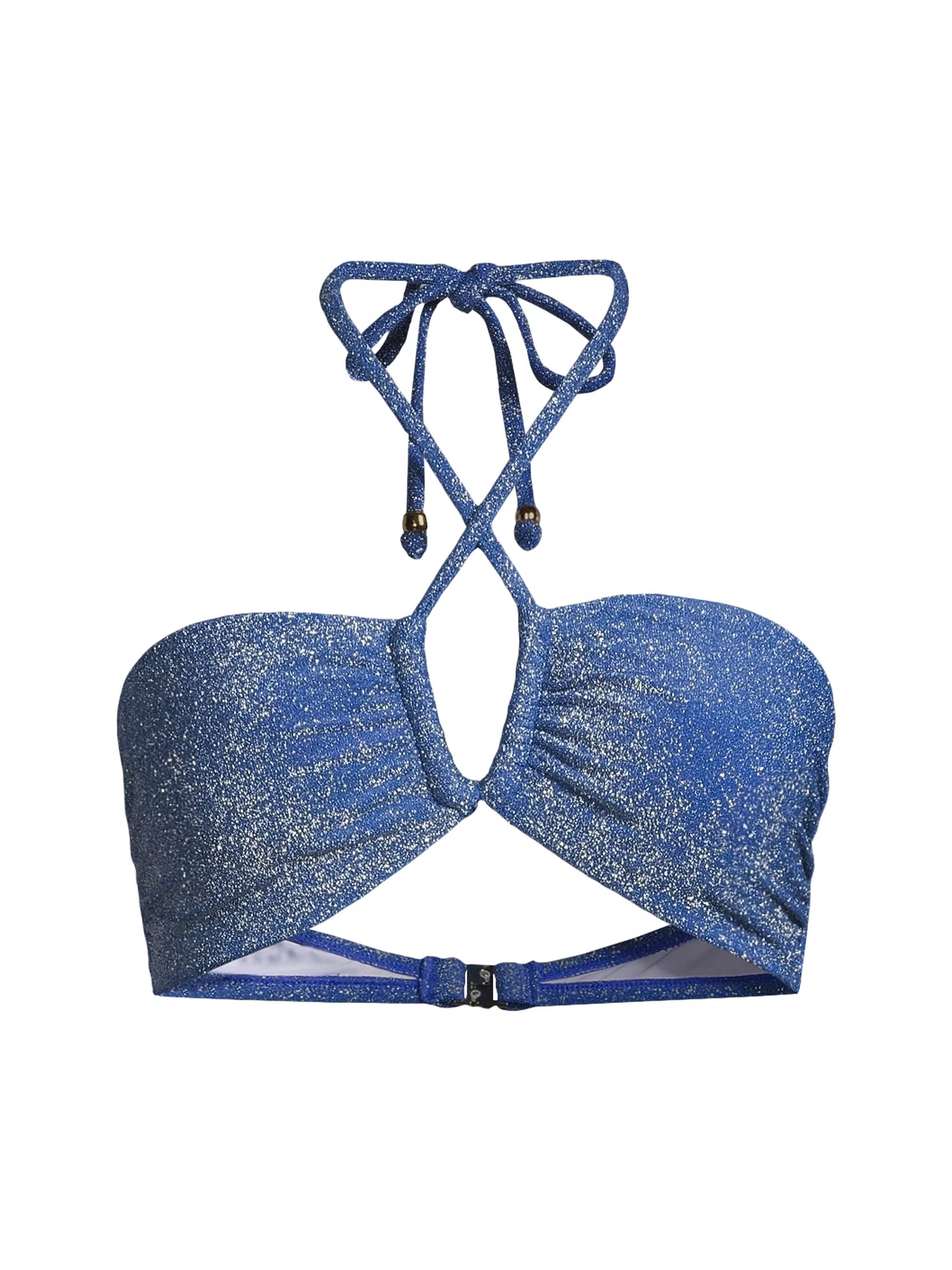 Shimmer Halter Bikini Top | Saks Fifth Avenue