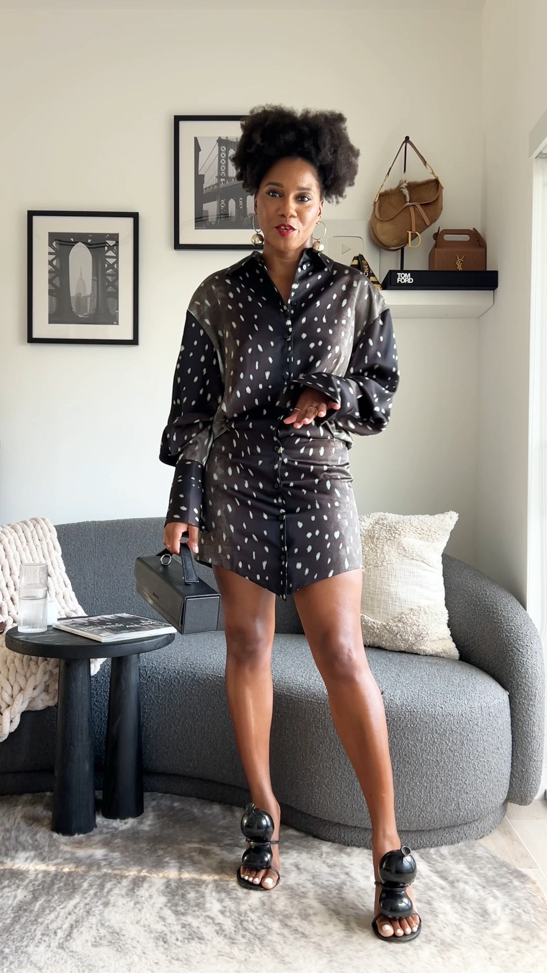 The Attico Polka Dot Mini Dress curated on LTK