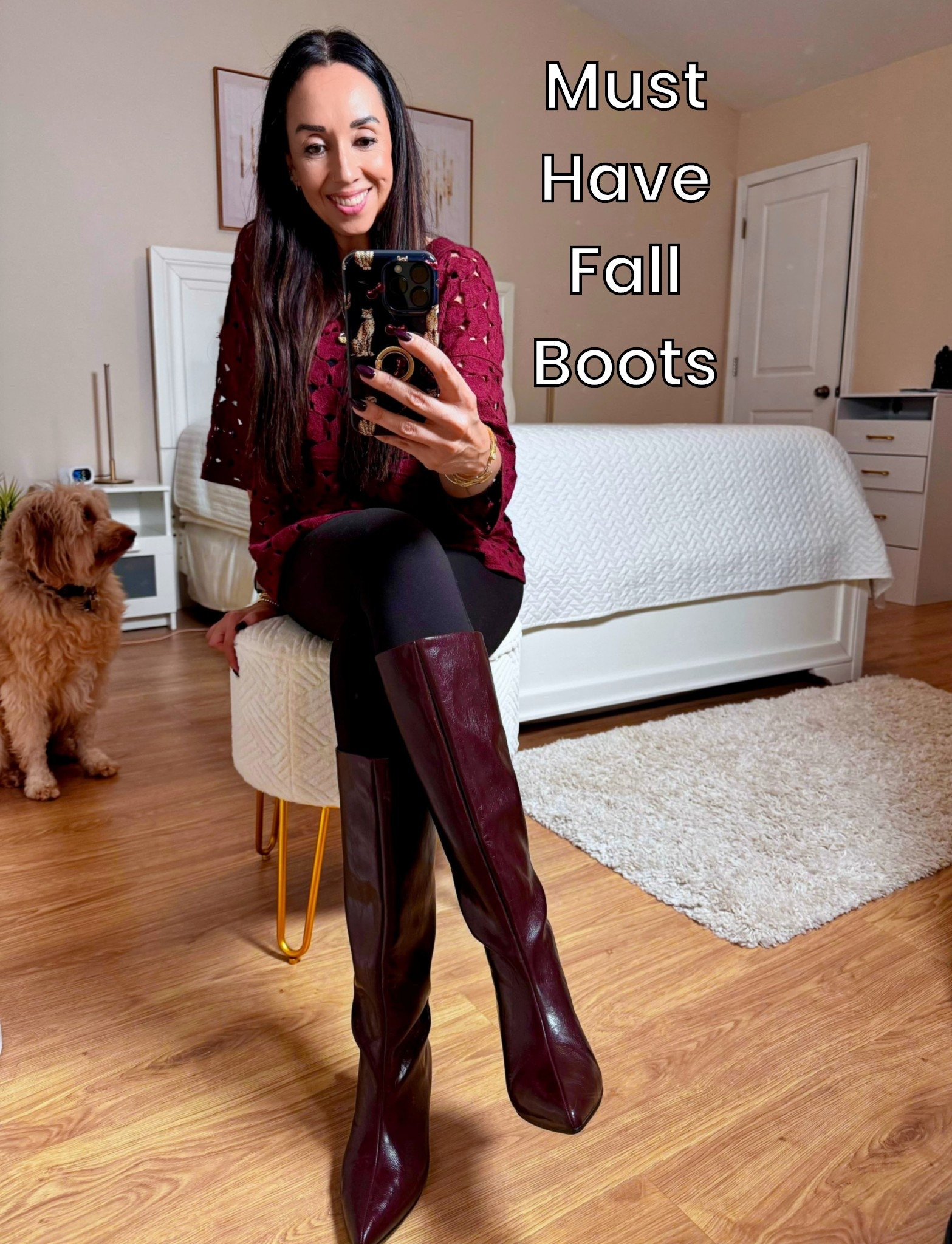 Burgundy boots, because neutrals can wait. 🍷 #LTKFallStyle #BurgundyMood

#LTKStyleTip #LTKSeasonal #LTKFindsUnder50