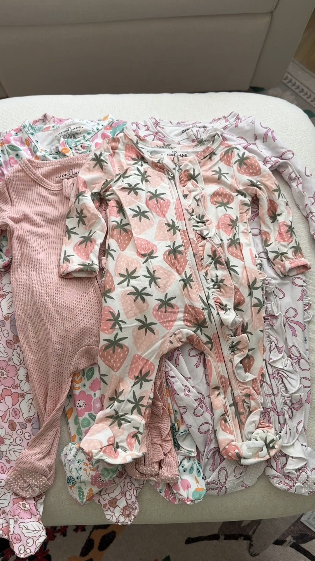 5 onesie footies from Caden Lane that I can’t wait to dress baby girl in! 

Use code CHAE to save 20% off site wide! 

#LTKVideo #LTKBaby