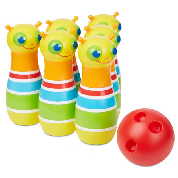 Melissa & Doug Rainbow Caterpillar Bowling Set | Target