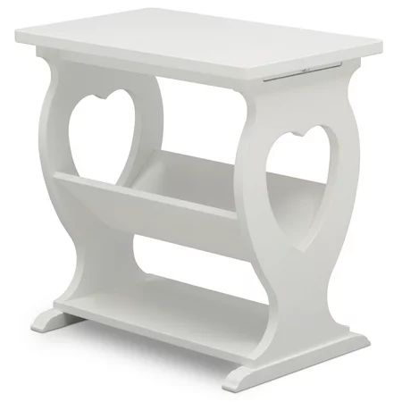 Delta Children Canton End Table/Side Table for the Nursery, Bianca White | Walmart (US)