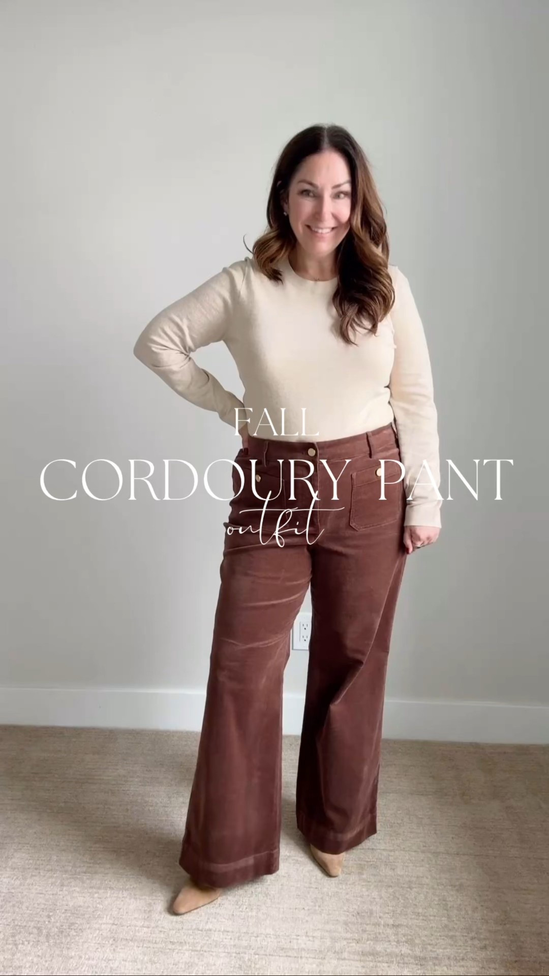Fall outfit with corduroy pants 

Wearing 32 in pants, size up if in-between, Large in sweater, Large in jacket 

#LTKOver40 #LTKSeasonal #LTKSaleAlert
