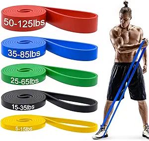 Pull Up Bands, Resistance Bands, Pull Up Assistance Bands Set for Men & Women, Exercise Workout B... | Amazon (US)