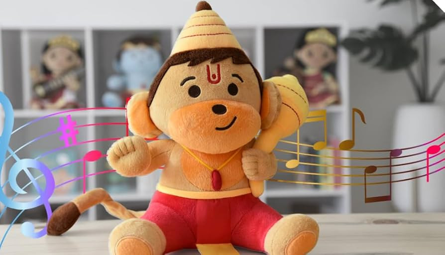MODI TOYS Baby Hanuman (Medium - 11 inch) Mantra Singing Stuffed Plush Toy | Ideal for Newborns, ... | Amazon (US)