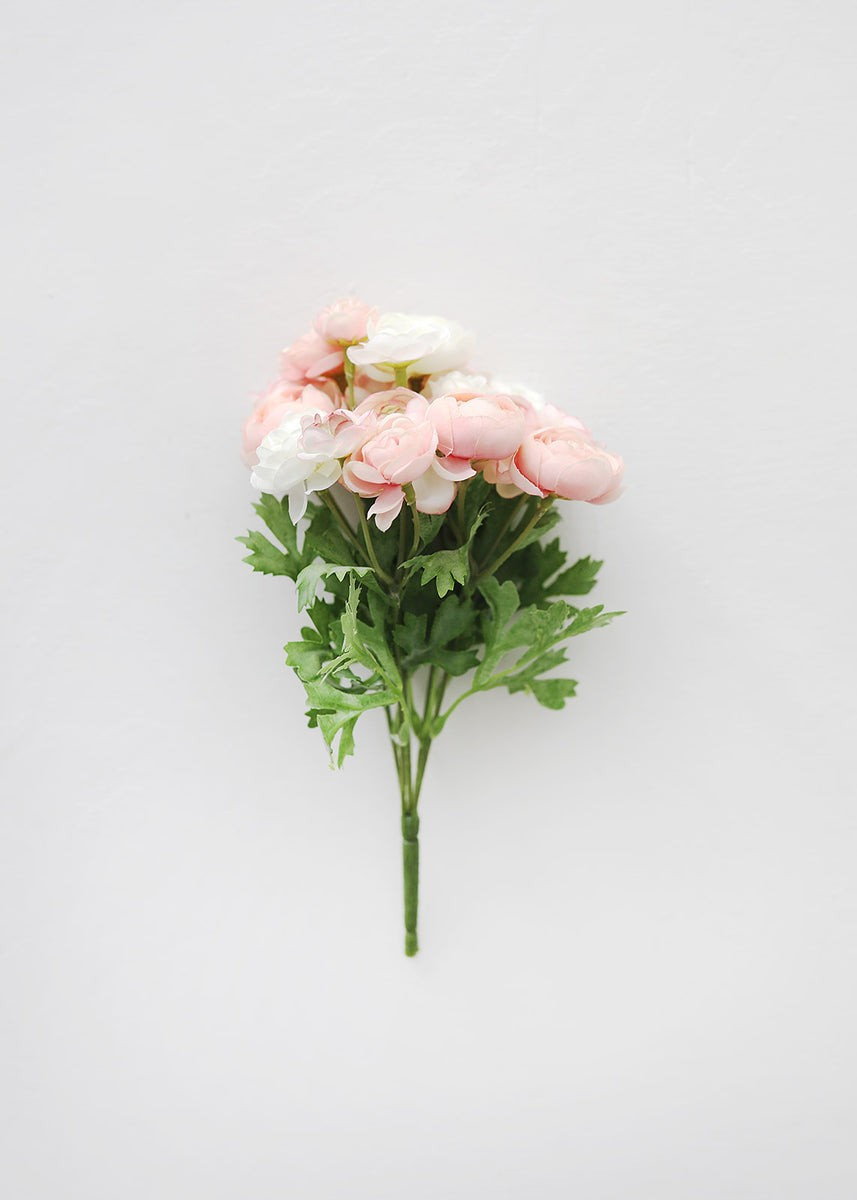 Mini Silk Ranunculus Bush - 10 | Afloral (US)