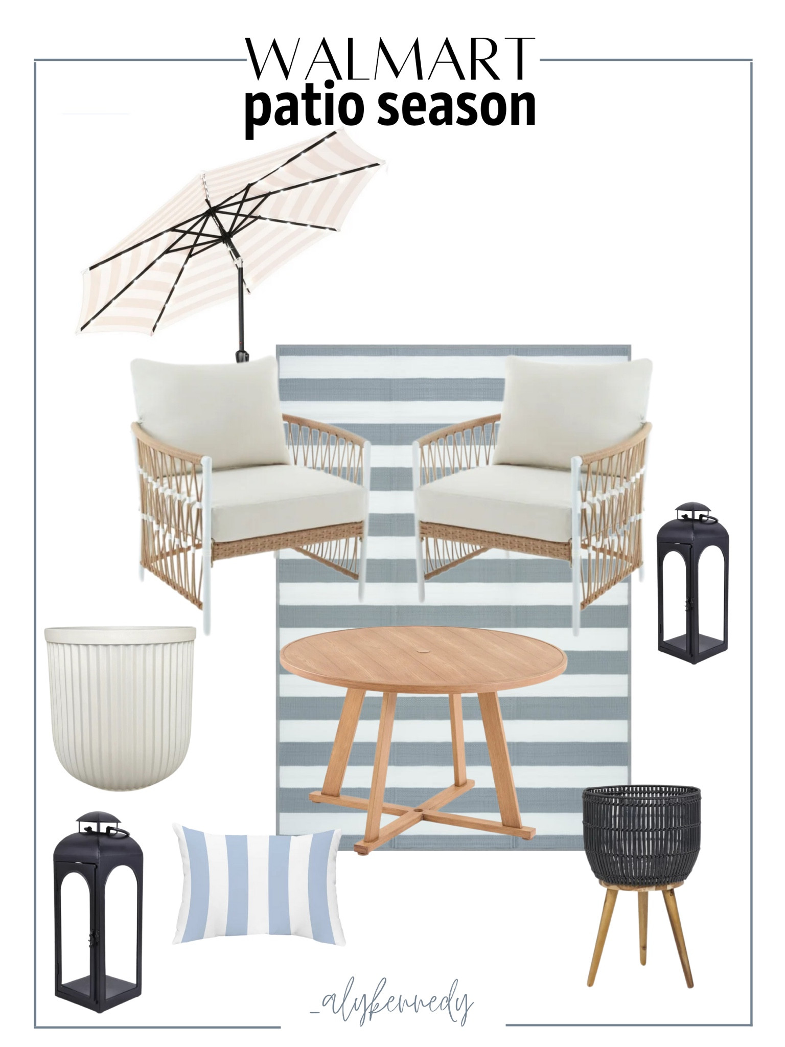 Walmart patio, patio season, patio decor, spring patio, summer patio, patio seating, planters, umbrella, lanterns

#LTKstyletip #LTKhome #LTKSeasonal