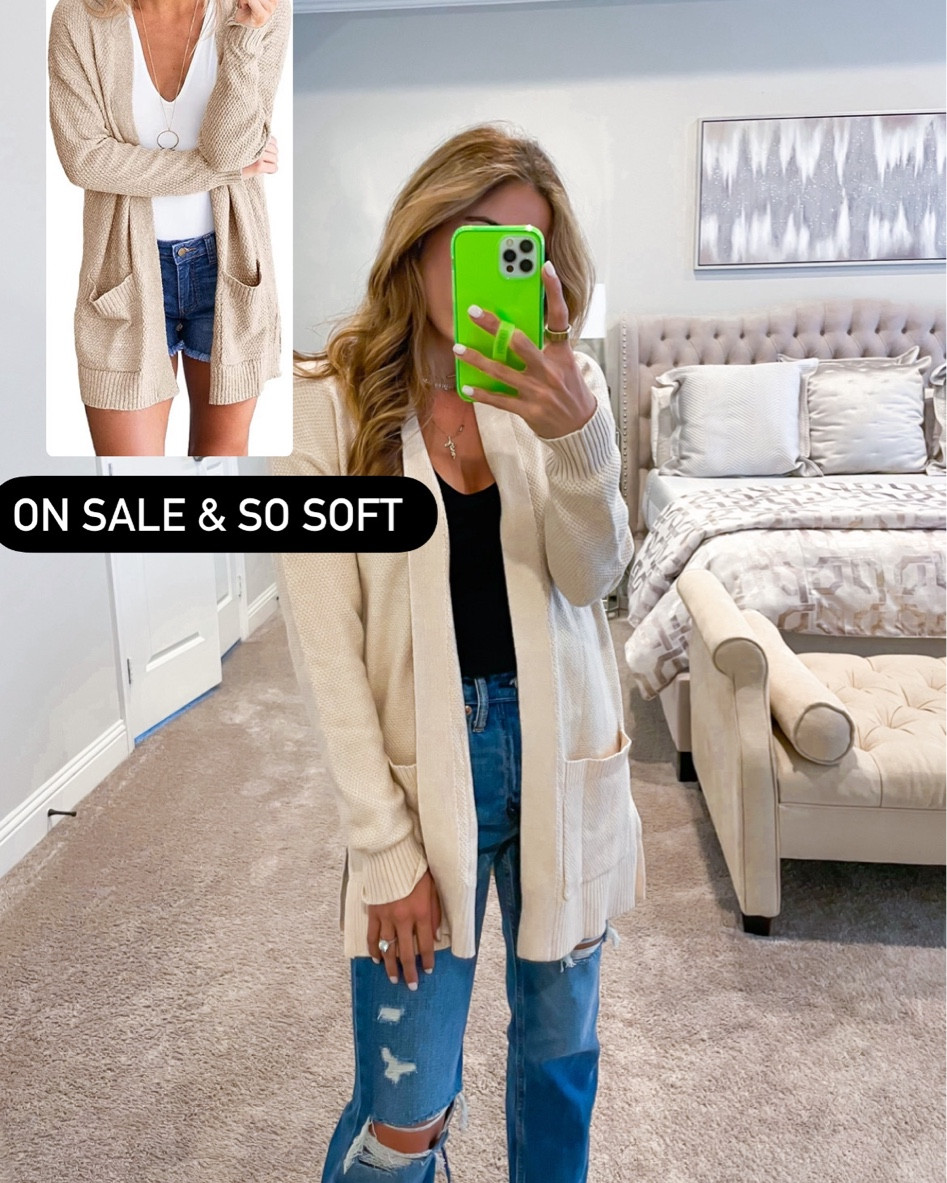 Soft amazon cardigan under $30 on sale comes in other colors for fall smallest size 

#LTKunder50 #LTKunder100 #LTKsalealert