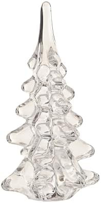 Creative Co-Op Glass Christmas Tree Decor, Clear | Amazon (US)