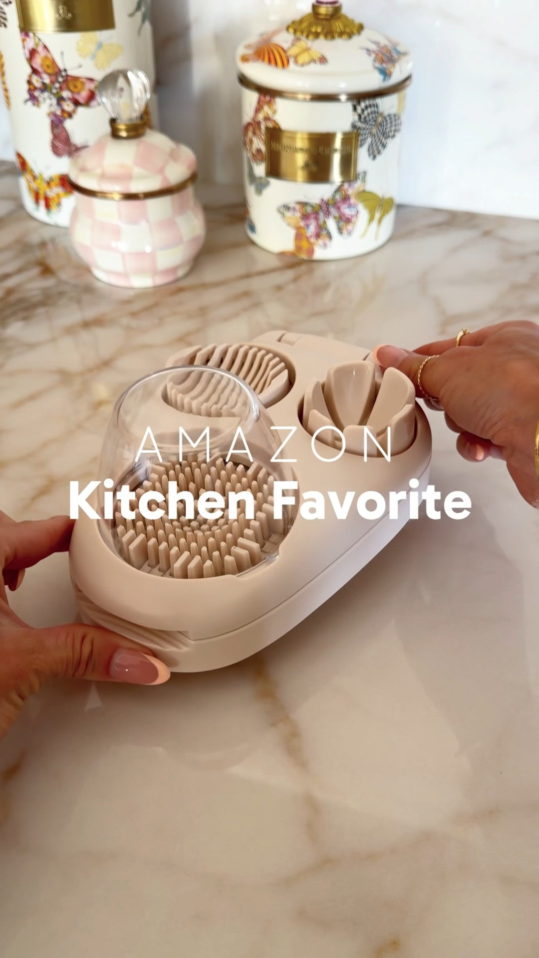 This egg slicer makes meal prep so much easier! 🥚 Slice hard-boiled eggs quickly and evenly for salads, sandwiches, breakfast bowls, or snacks. Such a simple little Amazon kitchen gadget that saves time and keeps prep mess-free. 

 #LTKfoodie #LTKHome