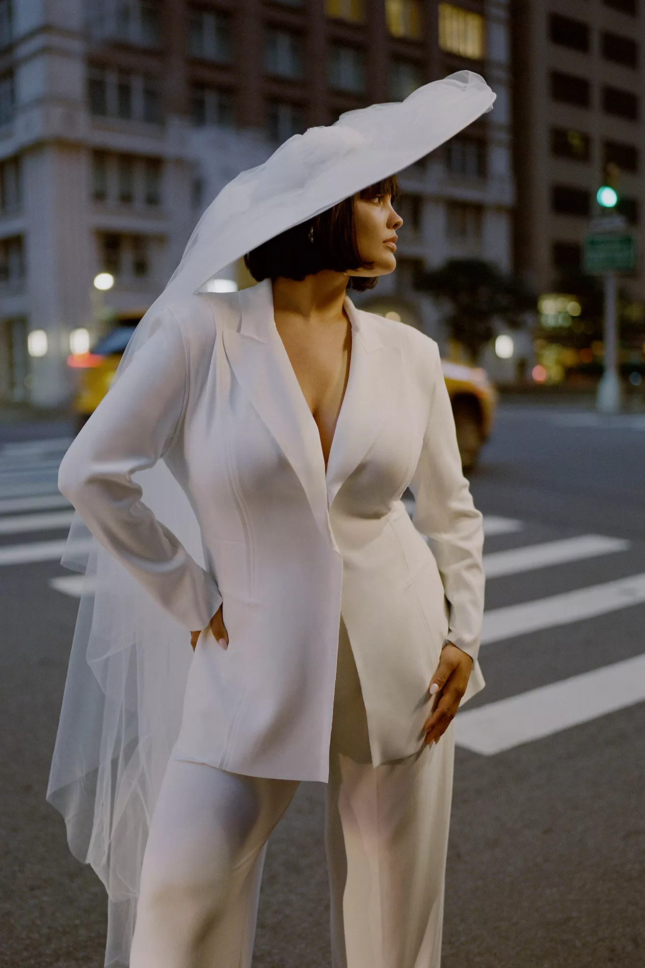 Twigs & Honey Dream Cloud Bridal Hat with Veil | Anthropologie (US)