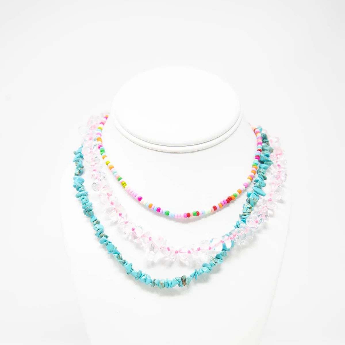 Pool Party Paradise Necklace Stack | Allie + Bess
