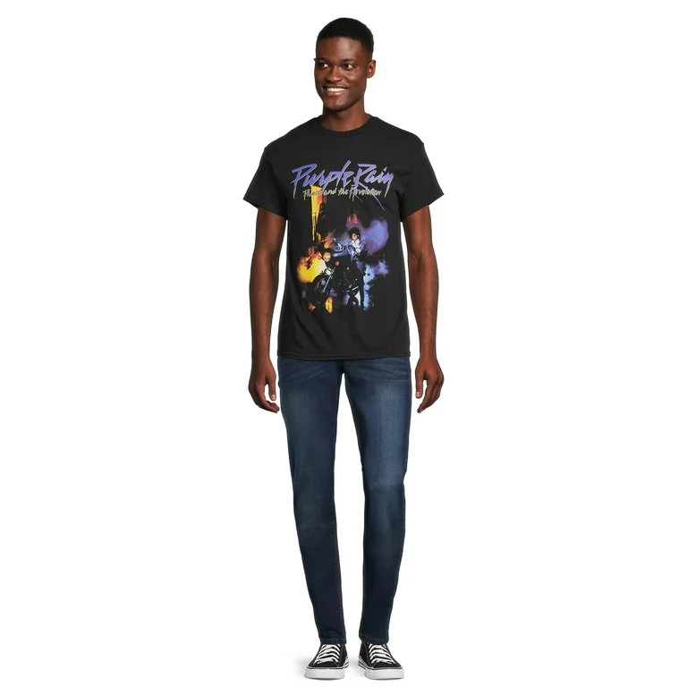 Prince Men's Purple Rain Graphic Tee with Short Sleeves, Sizes S-3XL | Walmart (US)