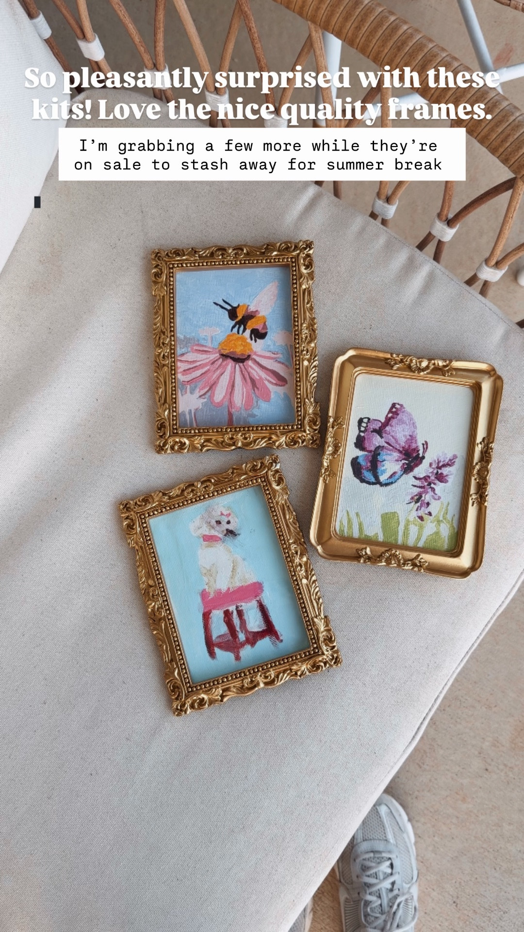 These paint by number kits are so good! Love the nice quality frames! Grabbing more to stash away for summer break 

#LTKSeasonal #LTKmomlife #LTKKids
