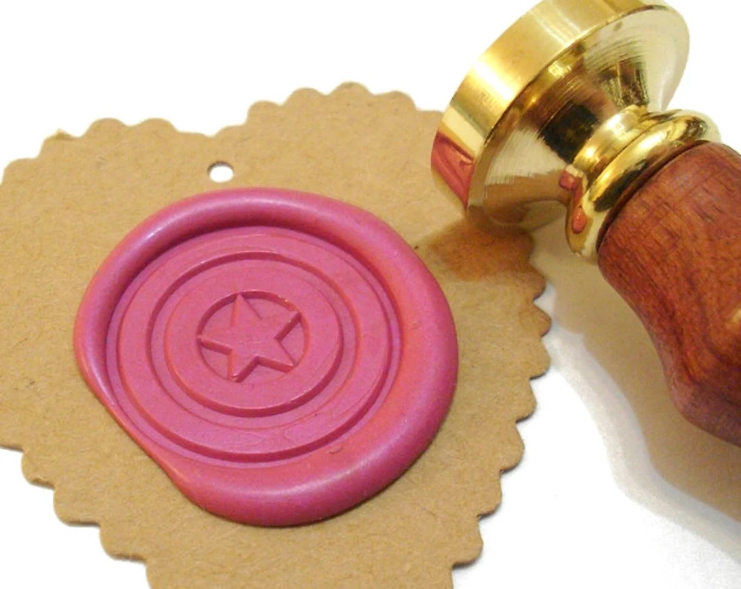 CAPTAIN AMERICA Avengers Superhero Wax Seal Stamp / Wedding Invitation / Birthday Party / Starter... | Etsy (US)
