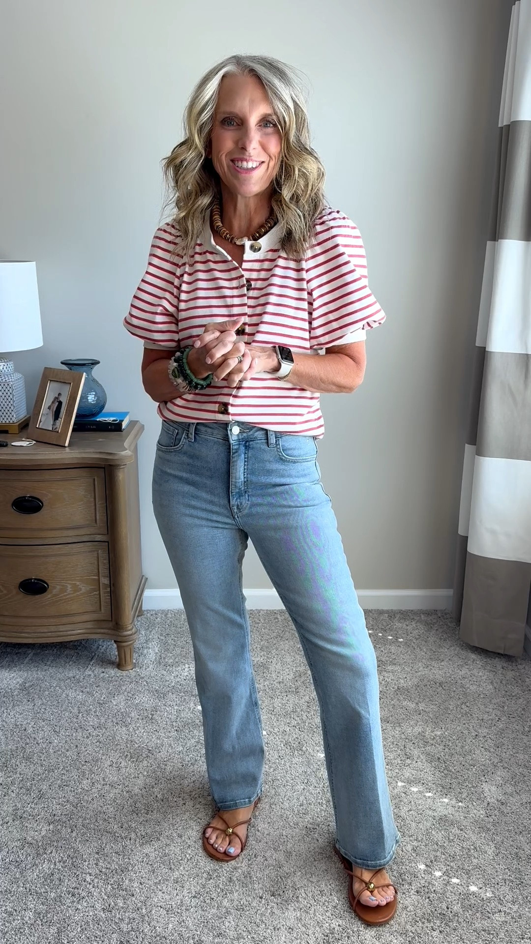 One of my favorite tops going
From summer
To fall. On sale. So cute for work, play, weekends

#LTKootd #LTKmomlife #LTKSaleAlert