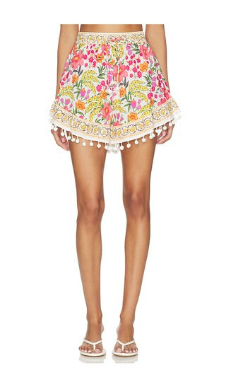 FARM Rio Banana Flowers Shorts in White,Pink. - size XS | Revolve Clothing (Global)