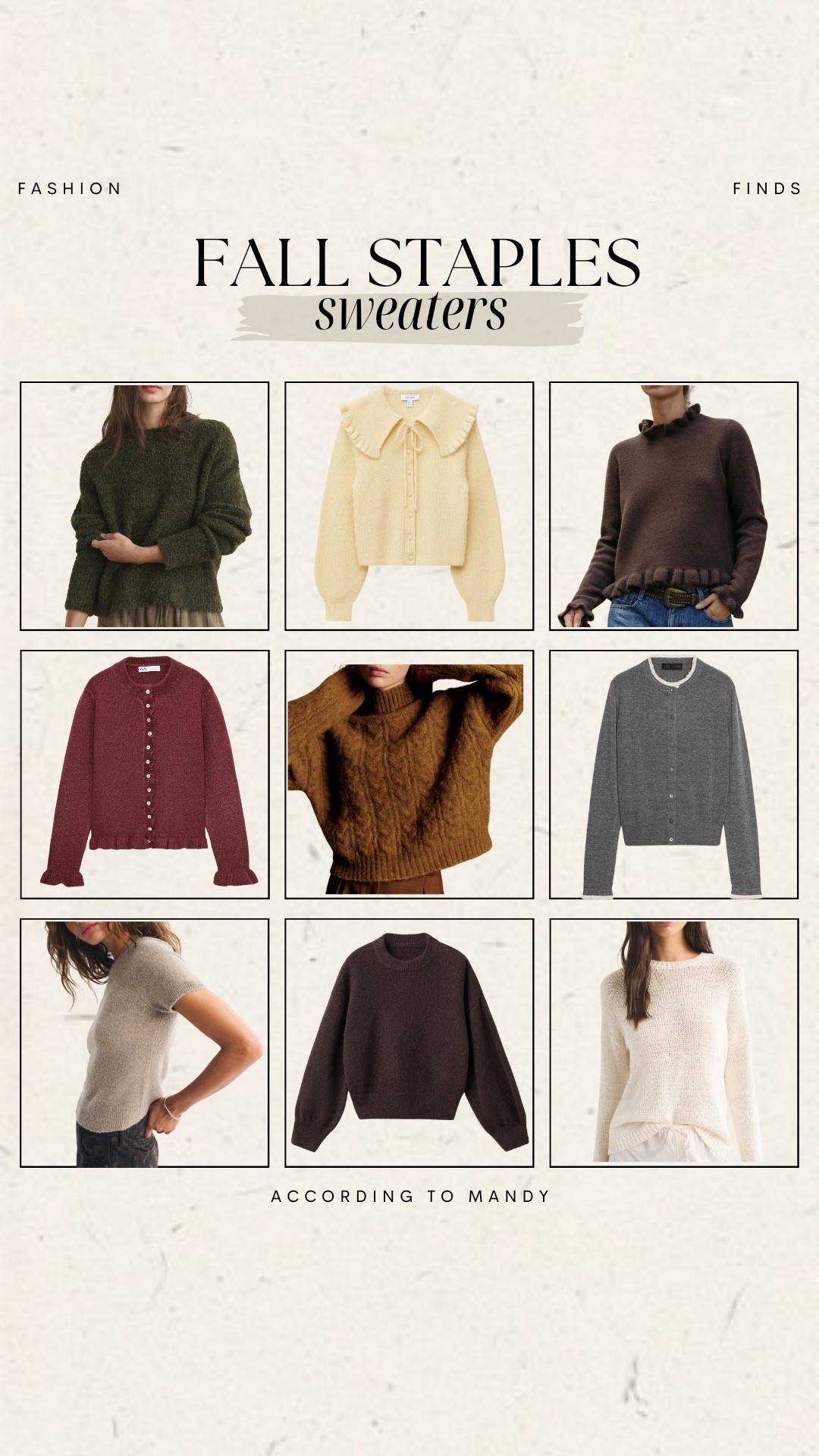 Sweaters I am loving!

fall sweaters, fall staples, sweaters, trending for fall, fall fashion, fashion trends, cozy sweater, oversized sweater, budget friendly fall fashion finds, h&m, zara 

#LTKSeasonal #LTKStyleTip