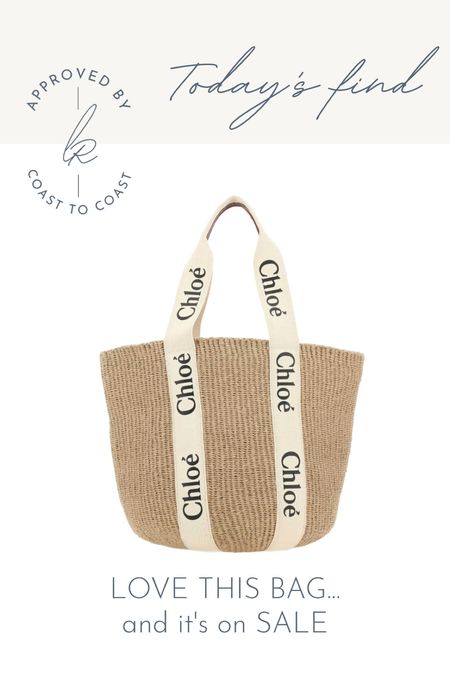 Chloe Woody Basket Bag on sale 

#LTKOver40 #LTKItBag #LTKStyleTip