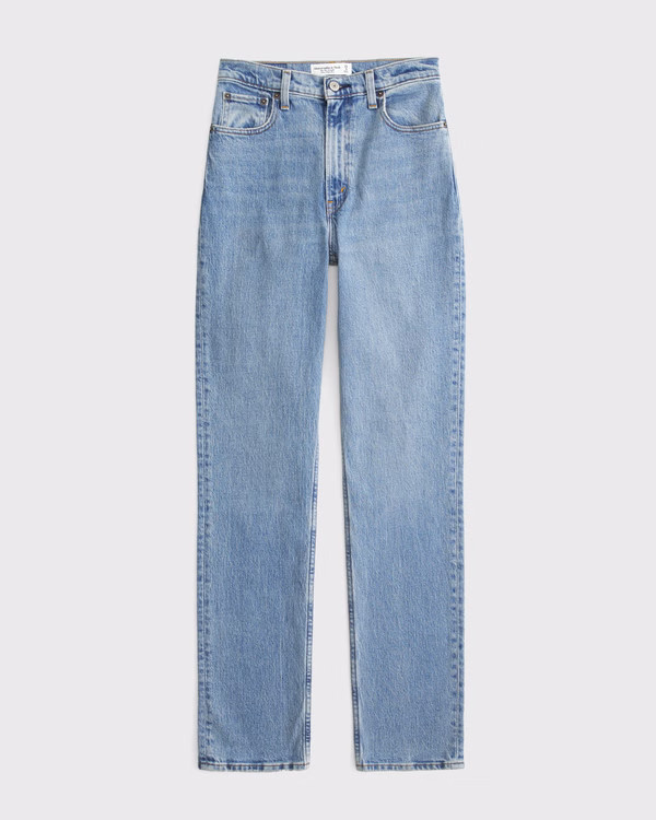 Ultra High Rise 90s Straight Jean | Abercrombie & Fitch (US)
