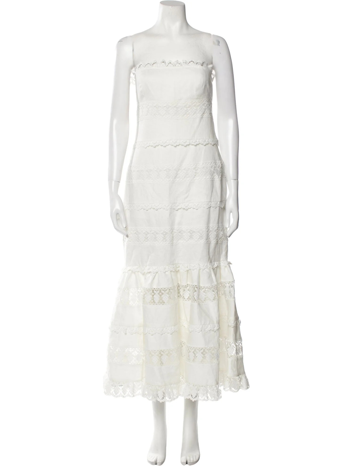 Linen Midi Length Dress w/ Tags | The RealReal