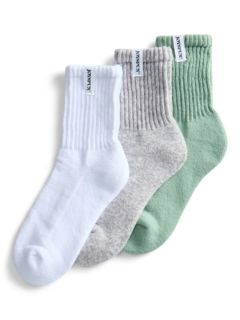 Joyspun Womens Comfort Slouch Ankle, 3-pack, Size 4-10 | Walmart (US)