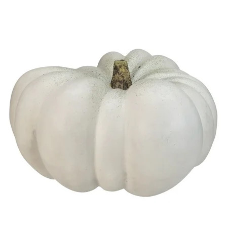 14"" White Pumpkin Halloween Statue | Walmart (US)