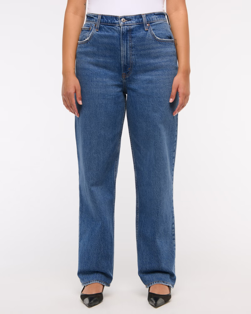 Ultra High Rise 90s Straight Jean | Abercrombie & Fitch (US)