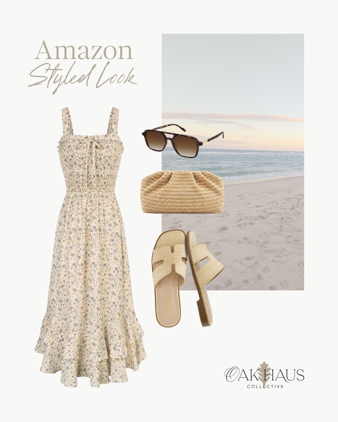 Amazon styled look, dress, sunglasses, bag, beach, vacation, sandals, travel

#LTKMothersDay #LTKdayinmylife #LTKmomlife