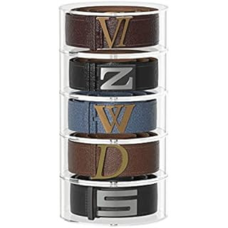 NIUBEE Belt Organizer, Acrylic 5 Layers Belt Case Storage Holder and Display for Accessories like... | Amazon (US)