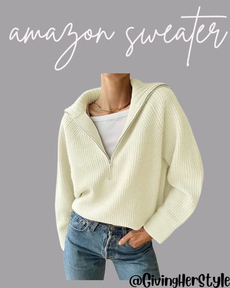 Amazon quarter zip sweater! 
Amazon prime, amazon fashion, amazon finds, best of amazon, amazon favorites, amazon fashion best sellers, cream, beige, sweater, 



#LTKunder50 #LTKSeasonal #LTKtravel