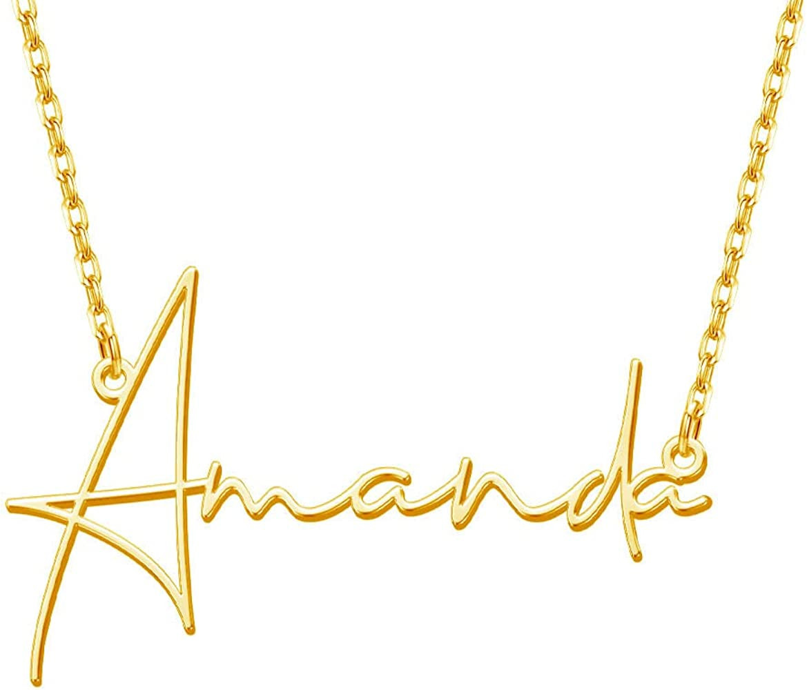 Custom Name Necklace for Girlfriend Gifts, 18K Gold Plated Layered Names Necklace Personalized Gi... | Amazon (US)