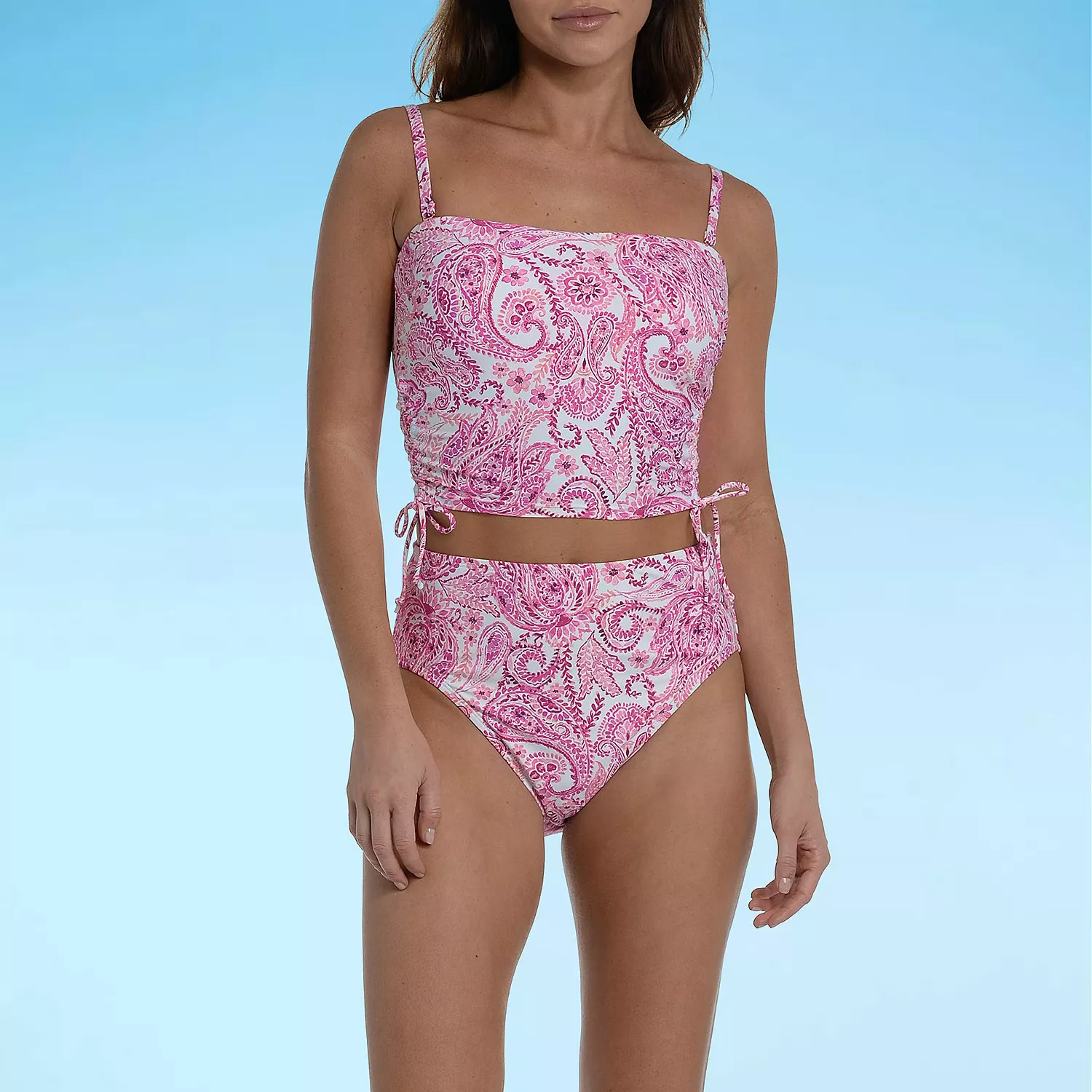 Mynah Floral Tankini Swimsuit Top