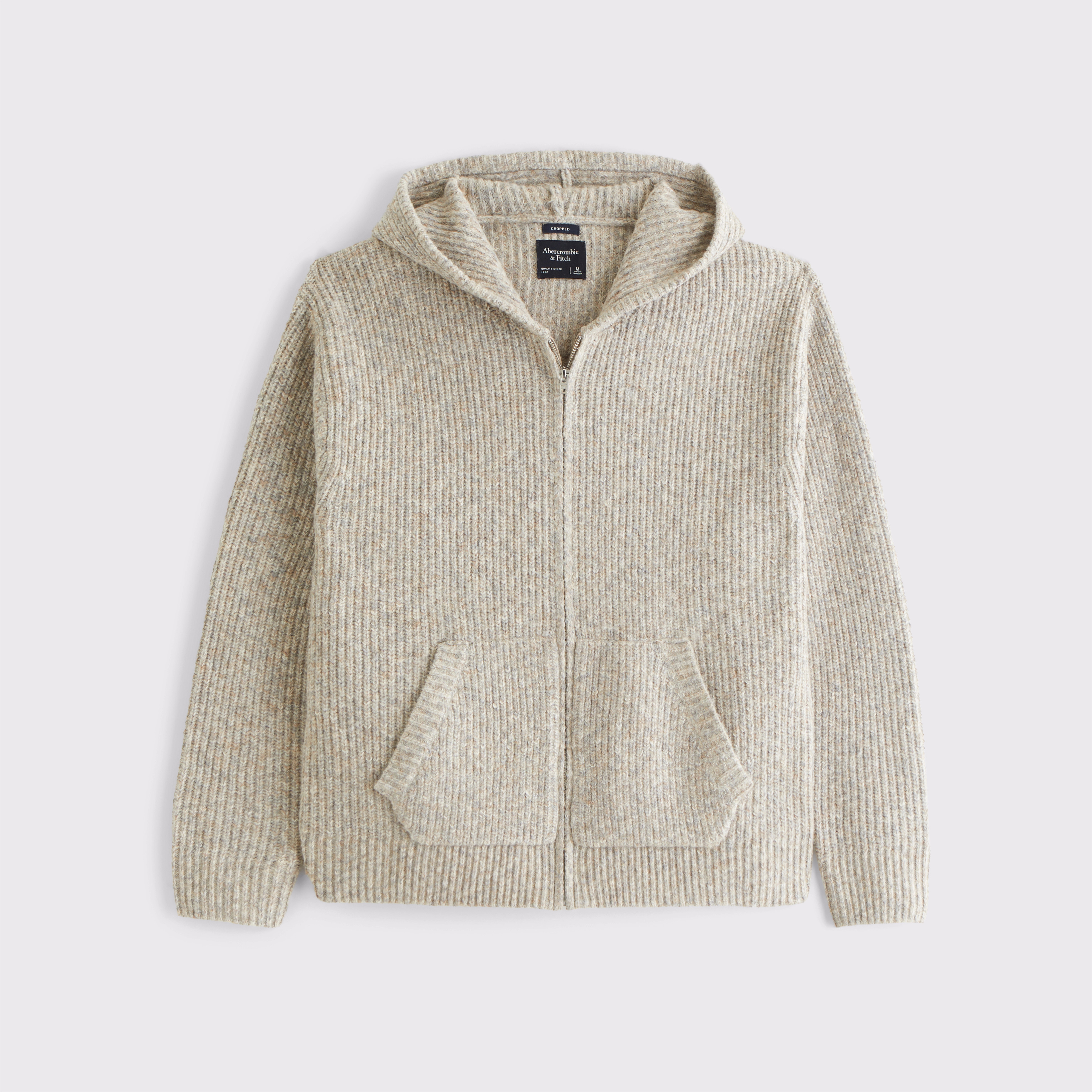 Full-Zip Hooded Sweater | Abercrombie & Fitch (US)