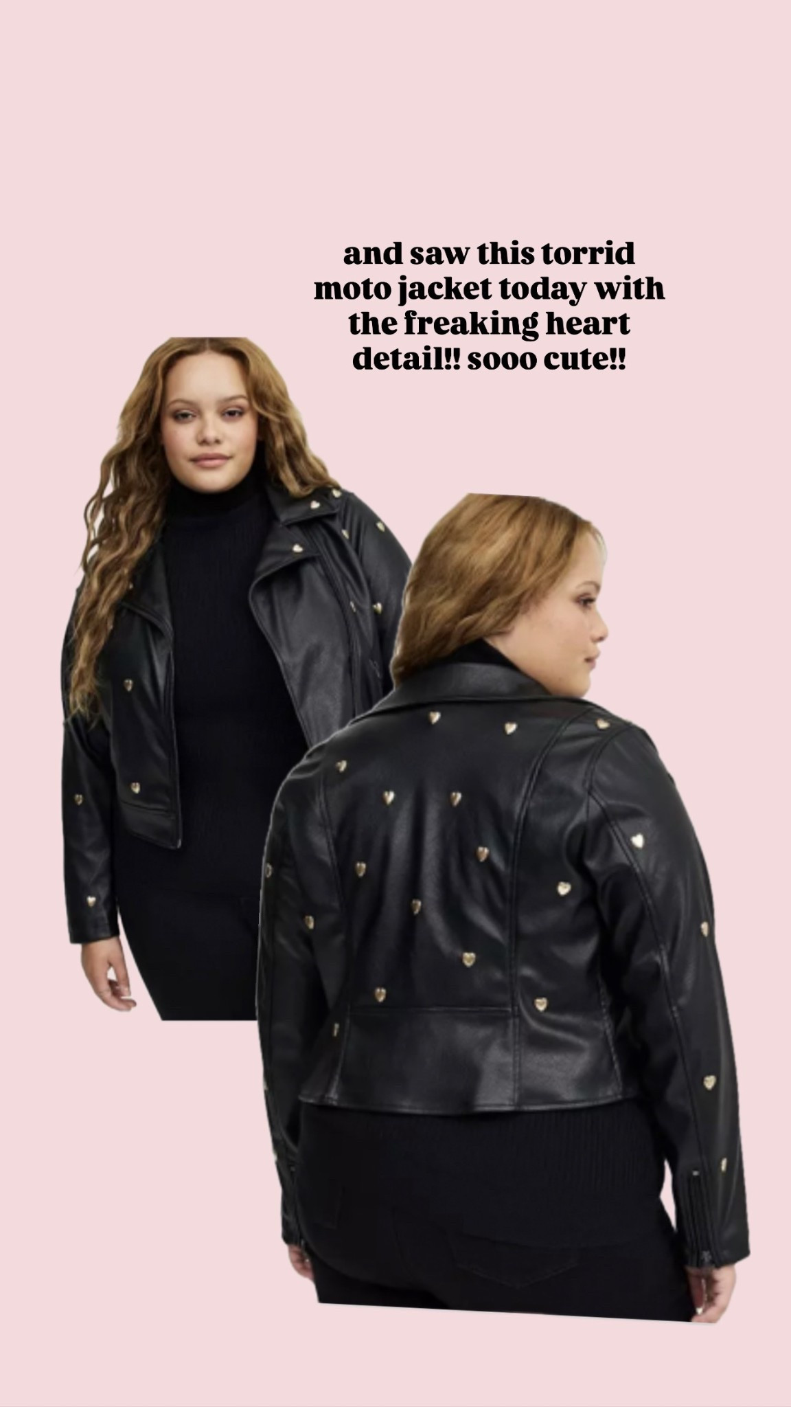 Torrid heart moto jacket for Valentine’s Day 

#LTKPlusSize #LTKMidsize