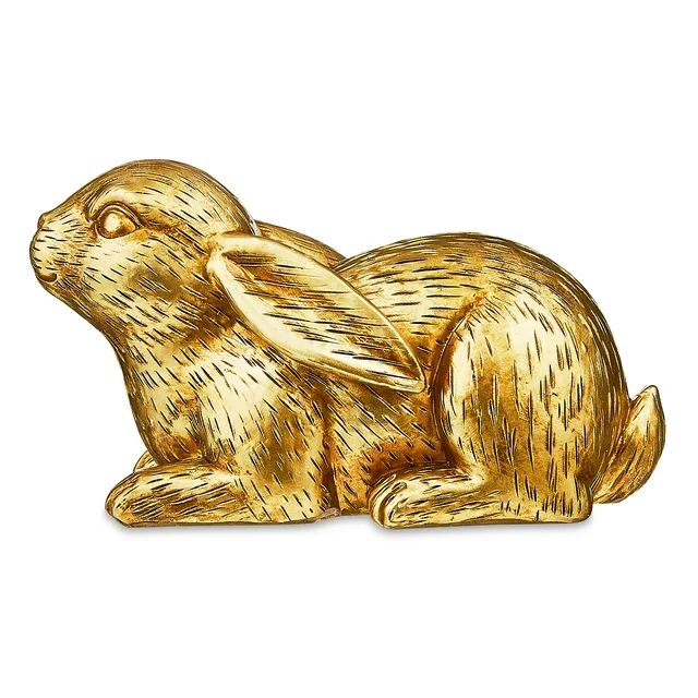 Easter Metallic Gold Resin Laying Bunny, 3 in, by Way To Celebrate | Walmart (US)