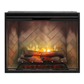 Dimplex Revillusion 36 in. Portrait Built-In Fireplace Insert with Front Glass and Plug Kit 50000... | The Home Depot