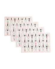 Set Of 4 Derrington Needlepoint Nutcrackers Placemats | Marshalls